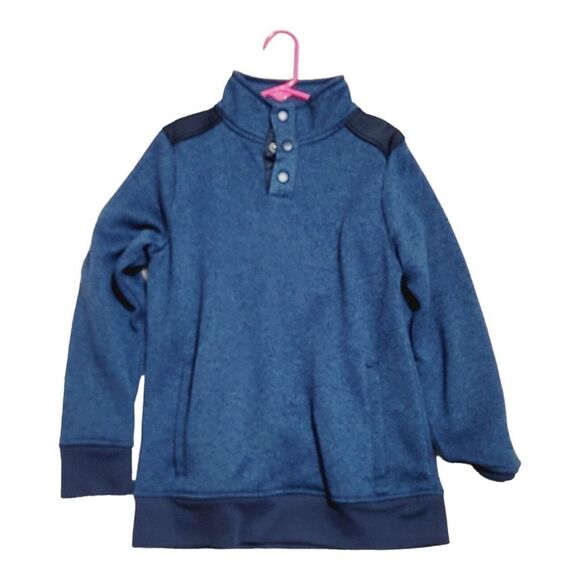 Urban Pipeline Blue Long Sleeve Snap Fleece Pullover Boys M - Picture 1 of 3